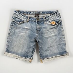 Bubblegum Junior Size 11/12 Denim Jean Shorts Rolled Cuff 26x8